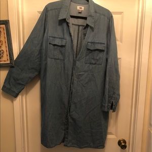 Denim tunic/ mini dress